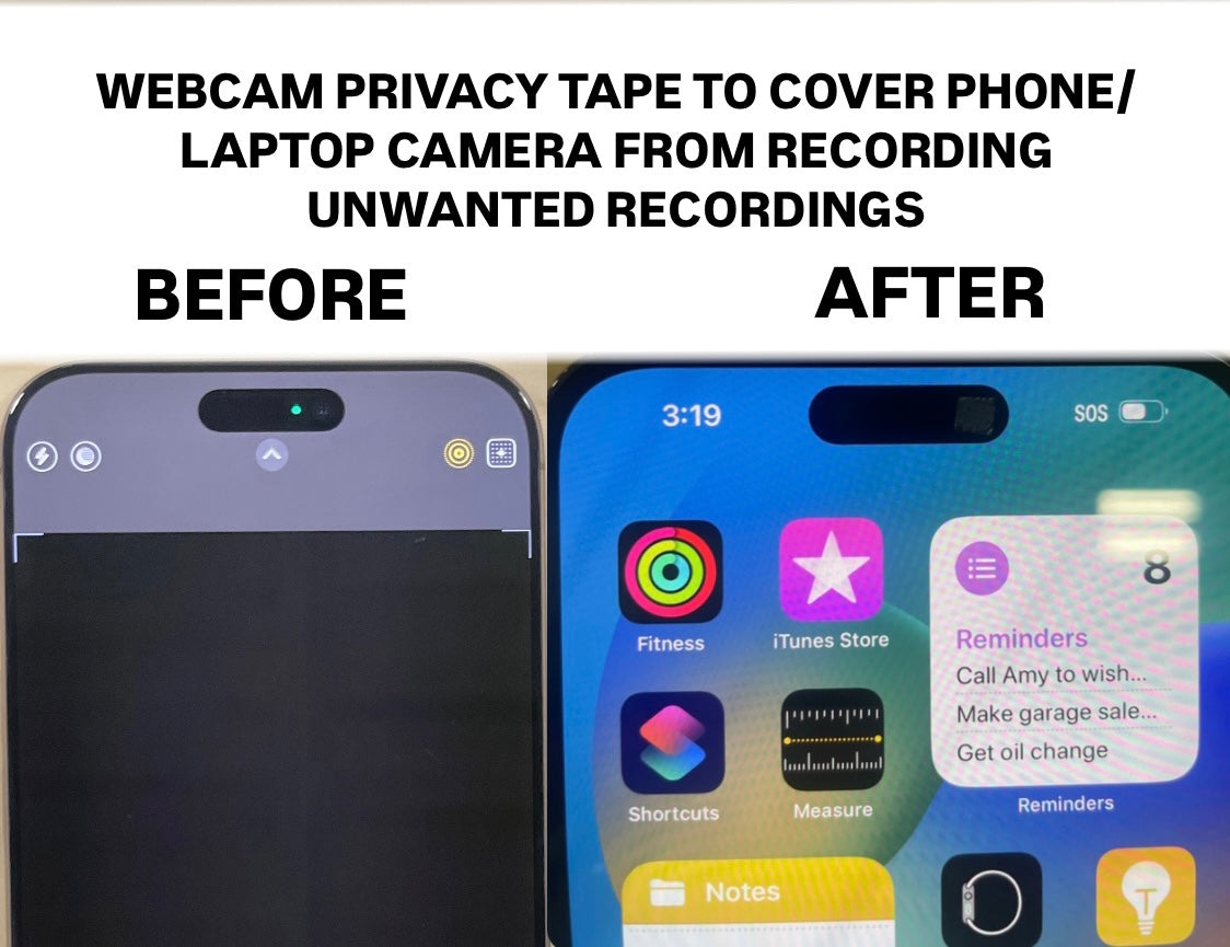 Phone/Laptop Webcam Privacy Tape